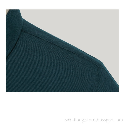 Men's Dark Green Long Sleeves Shirts